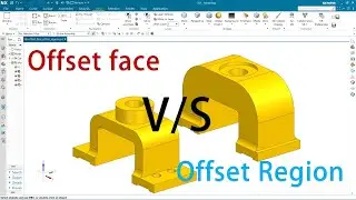 NX Modeling | #Offset_Face_Offset_region | #nxtutorials | NX CAD | Cad2liv