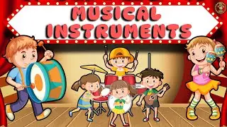Musical Instruments Names & Sounds | Kids Learning | Types of musical instruments #musicalinstrument