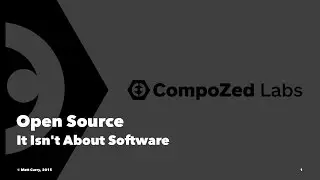 BelFOSS 2017 Open Source: It's Not About Software