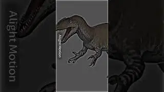 40 subscribers special: camptosaurus vs neovenator(my very alight motion posted video on my channel)