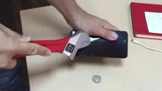 İngiliz anahtarı ile iPhone cizittirme testi ;)