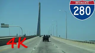 ⁴ᴷ Interstate 280 (Toledo, OH) northbound [4K VIDEO]