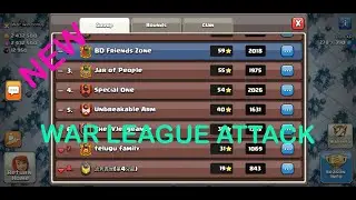 Clan war league attacks on clash of clan || BD Friends Zone || coc