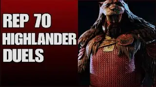 For Honor Rep 70 Highlander Duels - First time dueling with his rework