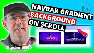 Divi Theme Navbar Gradient Background On Scroll 👈