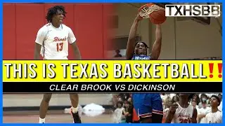 THIS IS TEXAS BASKETBALL 🔥 Clear Brook vs Dickinson PART 2