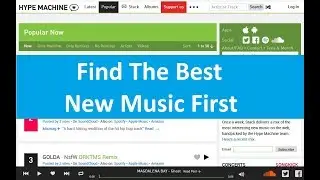 Find The Best New Music First | HypeMachine