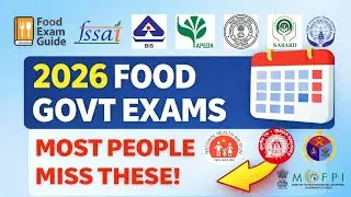 Food Tech Govt Jobs 2026 | Complete Exam Calendar (Central + State)