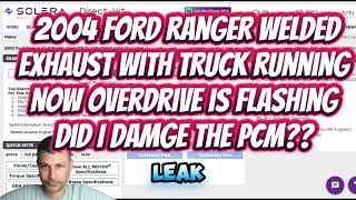 Did Welding Damage My ECM? Rough Idle, P0403 Code & Transmission Light now Flashing