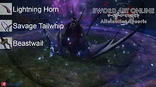 How To Get Lightning Horn, Beastwail, Savage Tailwhip | Sword Art Online: Alicization Lycoris