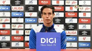 &Iacute;&ntilde;igo P&eacute;rez previa del Rayo Vallecano - RCD Mallorca