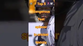 top 5 dangerous test spinner in cricket history | #shorts #ytshorts #test #cricket #history
