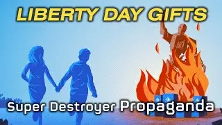 Liberty Day - The Gift of Helldivers | Super Destroyer War Ad/Propaganda | Helldivers 2