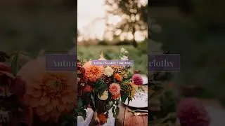 Fall in love with your wedding decor! 🍂💍 #WeddingDecor #2024Bride #FallWedding