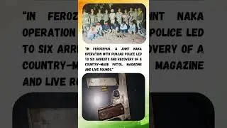 BSF Nabs 6|Drone & Weapons Seized in Amritsar-Ferozepur #bsf #bordersecurity #alertbsf  #viralshorts