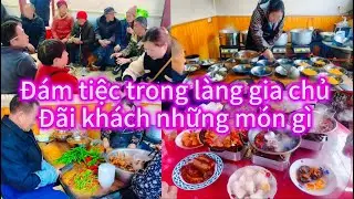 Đám tiệc nhà hàng xóm đãi khách những món gì 