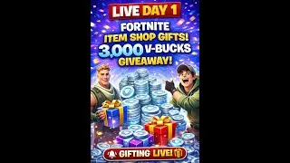 🔴 DAY 1 Fortnite Live | Item Shop Gifting 🎁 (Early Supporters)