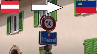 Austria - Liechtenstein / Crossing The Border By Car