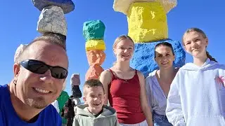 Trinity Wins Gold Medal and We Visit Seven Magic Mountains!!