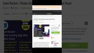 Cash Rocket &ndash; Flutter Online Earning App with Admin Panel