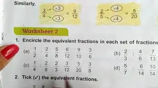 Worksheet 2 Fraction