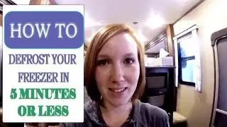 How to Defrost Your Freezer in Less than 5 minutes!