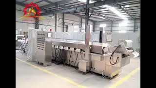 Continuous Belt Fryer Frying System Machine Production Line