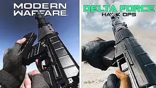 Delta Force 2024 vs Modern Warfare 2019 - Weapons Inspect and Reload Animations