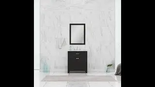 Alya Bath - Norwalk 30 Inch Bathroom Vanity in Espresso