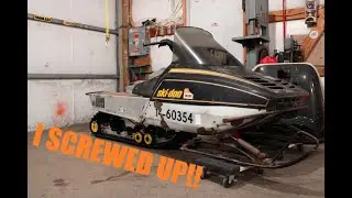 1980 Skidoo Everest driver swap and 136