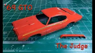 Building the Revell 69 Pontiac GTO Judge 1/24 scale model Part 2