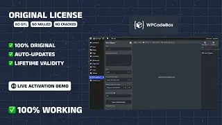 WP CodeBox Pro with License | Premium Code Snippets Plugin for WordPress at cheap price