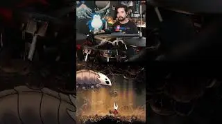 Playing Silksong with Drum Controls!!! 👾part 2 #silksong  #drums #czr