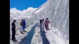 Babusar Top in Winter Season The Road Through Snow
