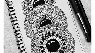 Three Layered Mandala Art | Step-by-Step Tutorial for Beginners