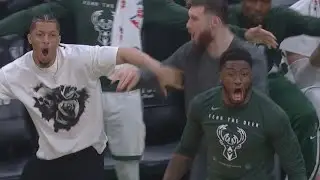 Giannis Self Lob! Bucks Dominate Celtics Game 1! 2022 NBA Playoffs Bucks vs Celtics