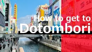 The way to Dotombori from Nankai Namba Station │ Osaka Japan