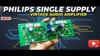 Philips NPN+NPN Single Supply Audio Board Vintage Audio Coupling Capacitor 💥