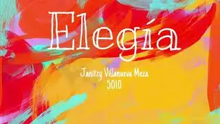 LA ELEGÍA - concepto y características