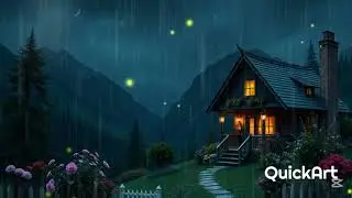 Cozy Cabin in the Rain &ndash; Relaxing Rain Sounds for Sleep, Meditation & Stress Relief