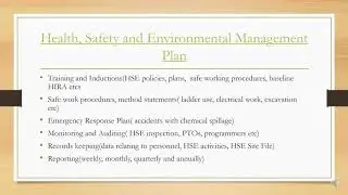 Health and Safety  Presentation LMDA GEFMR Procurement  28 04 2020