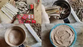 ASMR Making Slate pencil  🤍 POWDER #asmr #satisfying #asmrsounds #slatepencil   #video