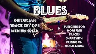 12 Bar Blues Backing Track for you to Improvise  You can practice over the track or jam along