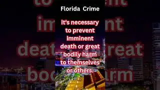 Florida's Stand Your Ground law allows people to use deadly force.