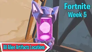 Where to find Alien Artifacts (all 5 locations) - Fortnite Week 5 Alien Artifacts