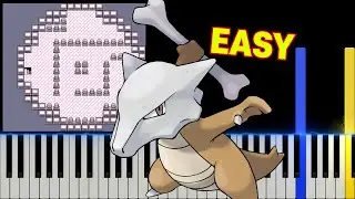 Pok&eacute;mon Red and Blue - Pok&eacute;mon Tower | EASY Piano Tutorial + Sheet Link 🎵