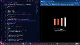 How to Create Loading Animation Using  HTML & CSS
