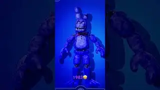 Withered animatronics 1983-1987 #fnaf #freddy #bonnie #chica #foxy #fnafedit #shorts