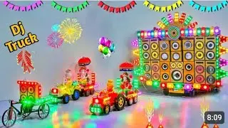 How to make mini DJ Tarak at home //small DJ gadi //DJ setup //mini DJ sound loading setup