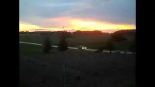 Early summer sunset at Honky Tonk Manor.